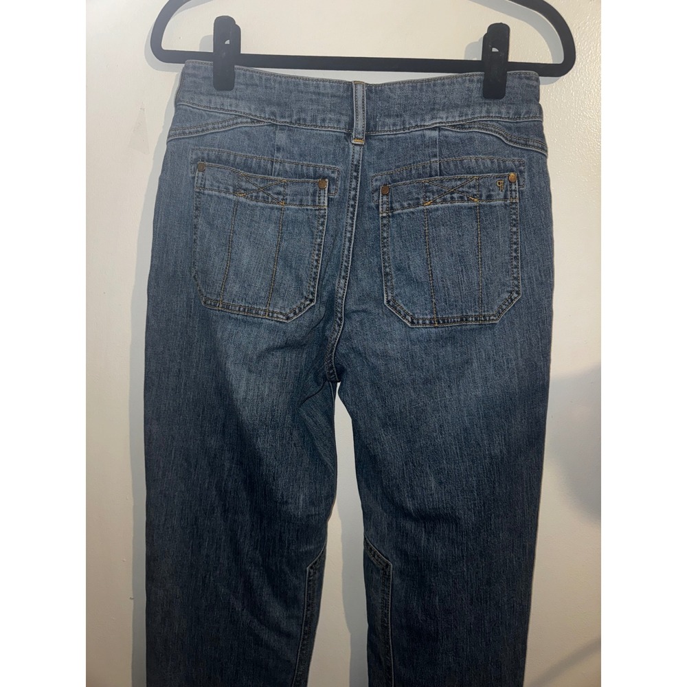Pilcro Anthropologie Sz 25 Wanderer Jean Blue Denim Relaxed - Picture 7 of 10